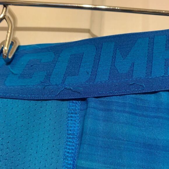 Nike Pro Combat Size Large Blue Compression Pants - Picture 3 of 8